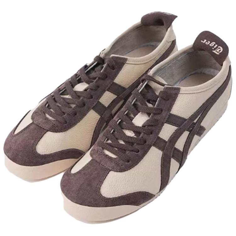 Onitsuka Tiger MEXICO 66 Anti-Slip Wear-Resistant Low-Top Casual Shoes Unisex Brown