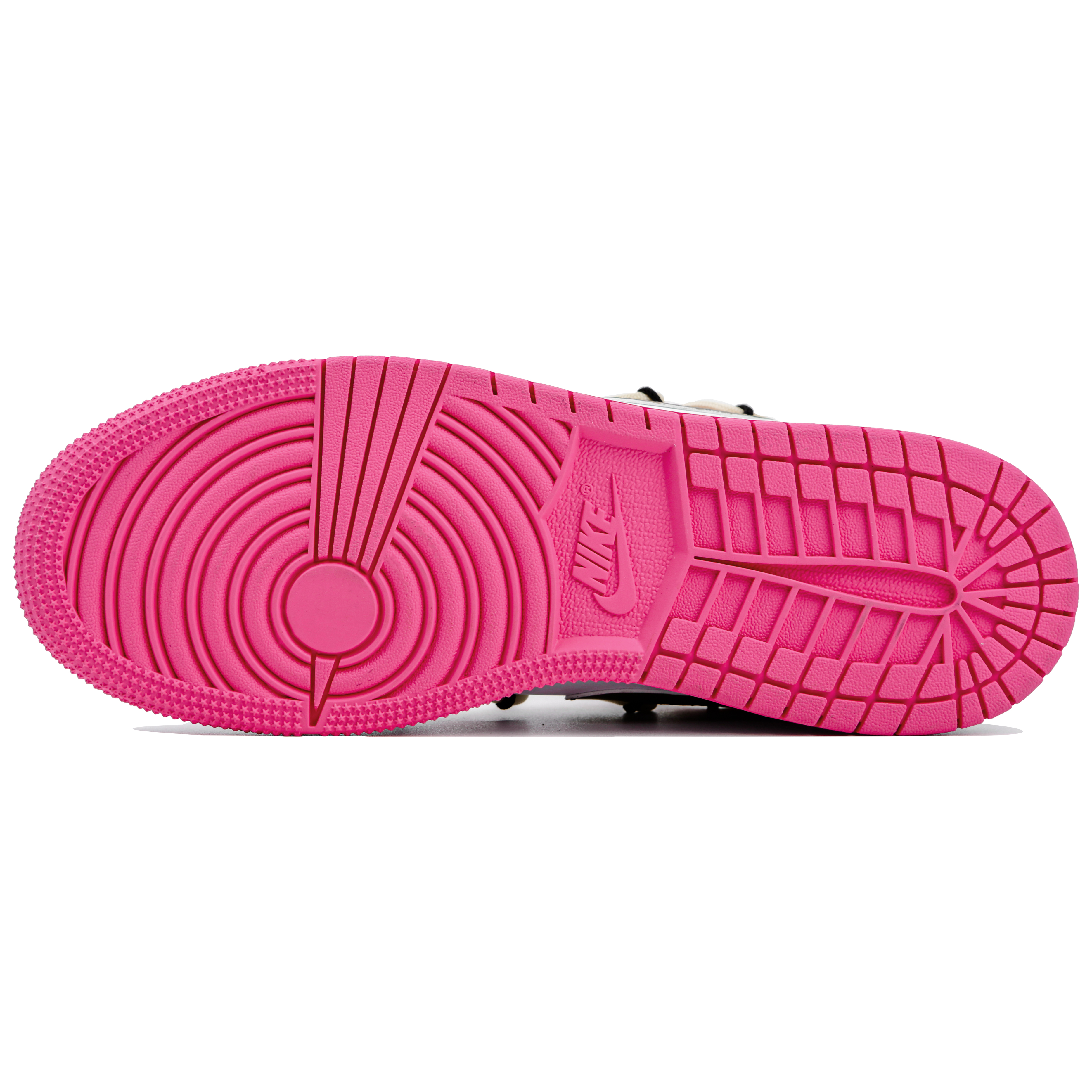 Jordan Air Jordan 1 Low-Top Skateboard Shoes Women's White Pink купить в интернет-магазине Yoocart с быстрой доставкой по России.