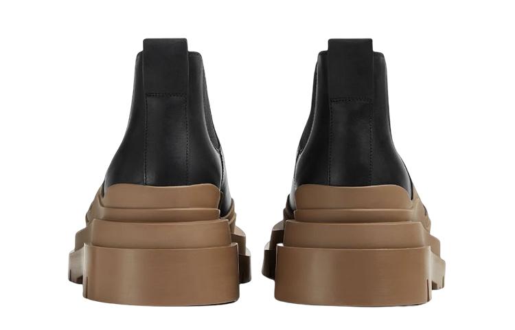 Bottega Veneta Tire Chelsea Short Chelsea Boots Men's Black Brown купить в интернет-магазине Yoocart с быстрой доставкой по России.