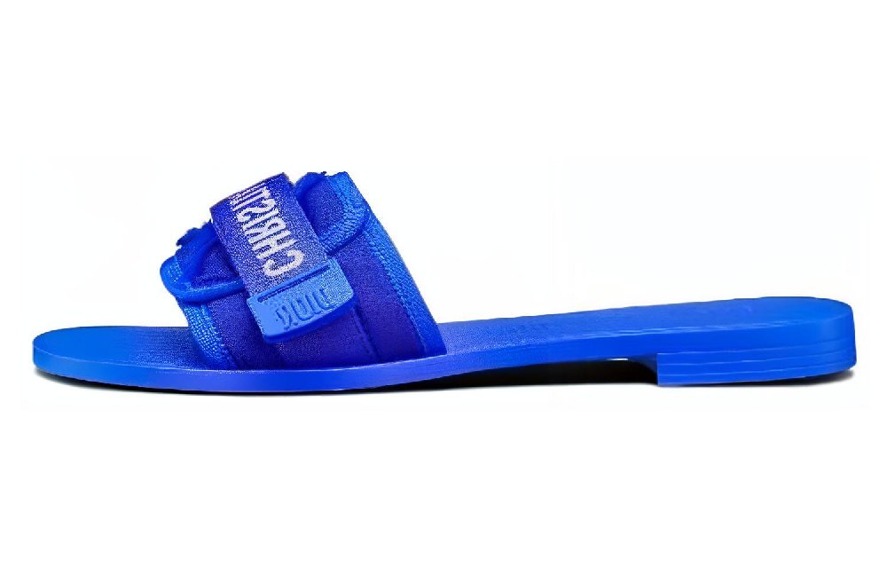 DIOR DIORevolution Slide Slippers Women's Bright Blue
