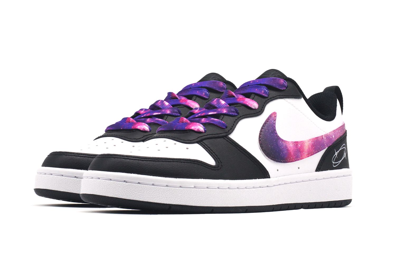 Nike Court Borough Low Starry Sea Slip-Resistant Cushioning Wear-Resistant Low-Top Skateboard Shoes GS Black Pink купить в интернет-магазине Yoocart с быстрой доставкой по России.