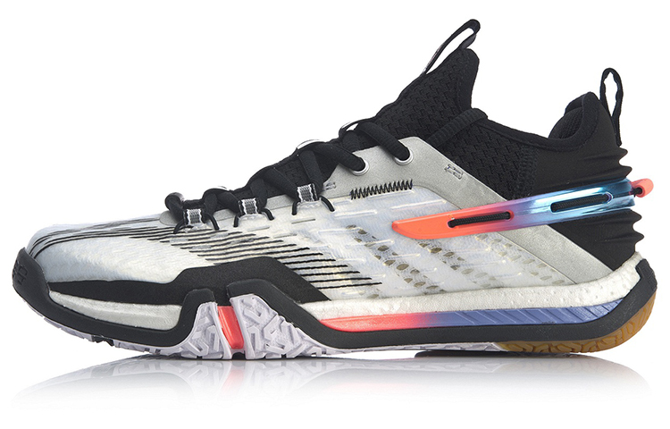 LINING Quick Start Badminton Shoes Women's Low top Black White