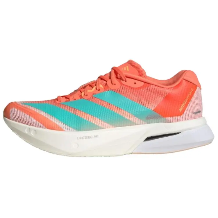 Adidas Adizero Boston 13 Abrasion Resistant Low top Running Shoes Women's Orange