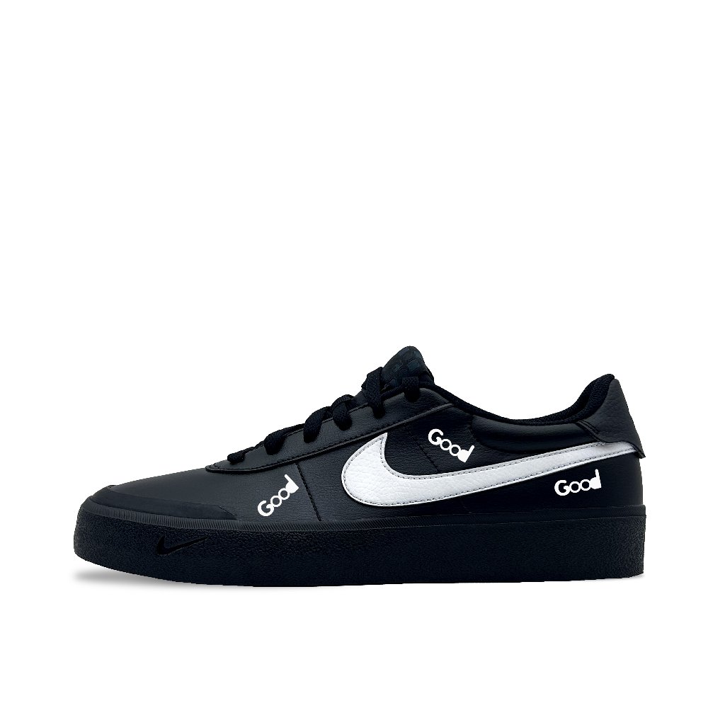 Nike Court Shot Maize East Coverage Anti-Slip And Wear-Resistant Low-Top Skateboard Shoes Men's Black