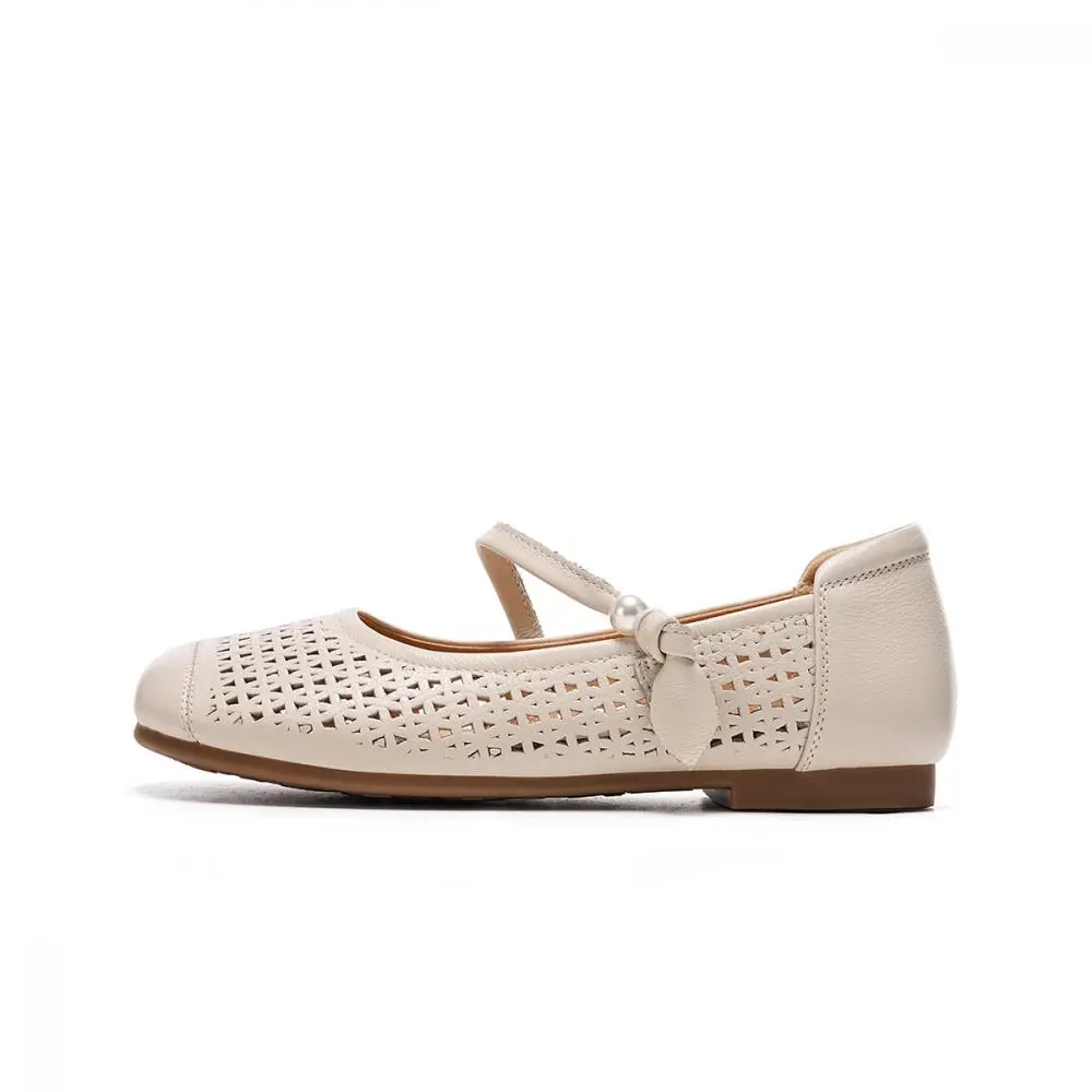 EBLAN Mary Jane Shoes Women's Beige