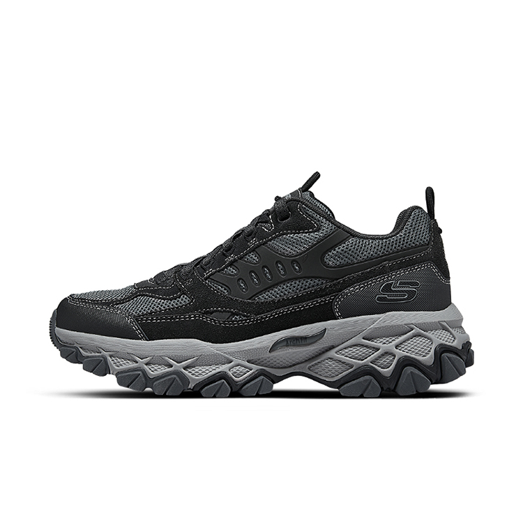 Skechers OUTDOOR MENS Low top Outdoor Lightweight Hiking Shoes Men's Dark Gray
