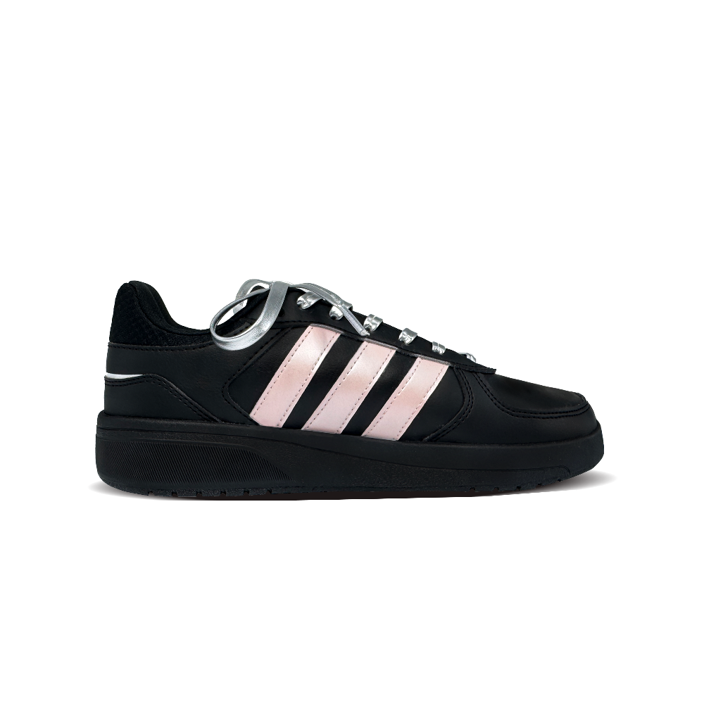 Adidas Neo Courtbeat Streamer Fritillary Anti Slip Wear Resistant Low Top Skateboard Shoes Unisex Black Pink