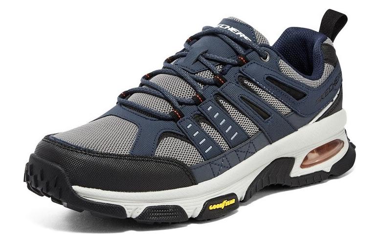 Skechers Low-Top Casual Running Shoes Men's Blue Gray купить в интернет-магазине Yoocart с быстрой доставкой по России.