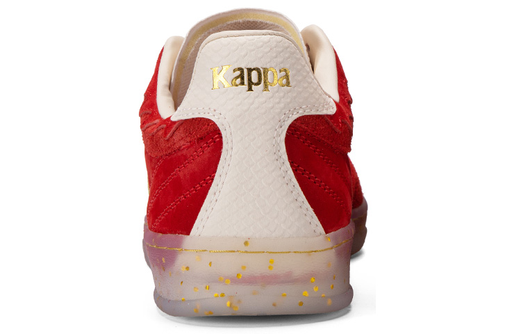 Kappa Tifo Anti Slip Wear Resistant Low Top Skateboard Shoes Unisex China Red/Birch White