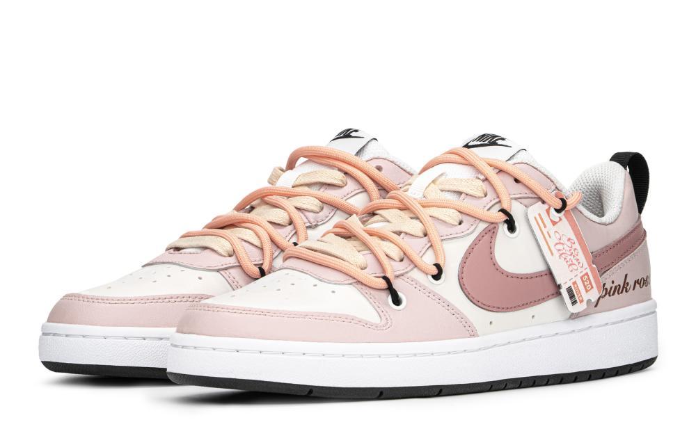 Nike Court Borough FZBB Low top Skateboard Shoes GS Pink Beige купить в интернет-магазине Yoocart с быстрой доставкой по России.
