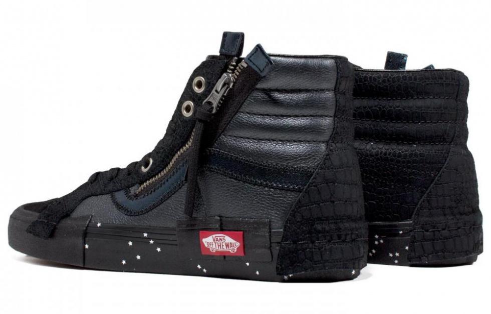 Sk8 Vans-Hi Reissue Cap 'Glitter Mix - Black'