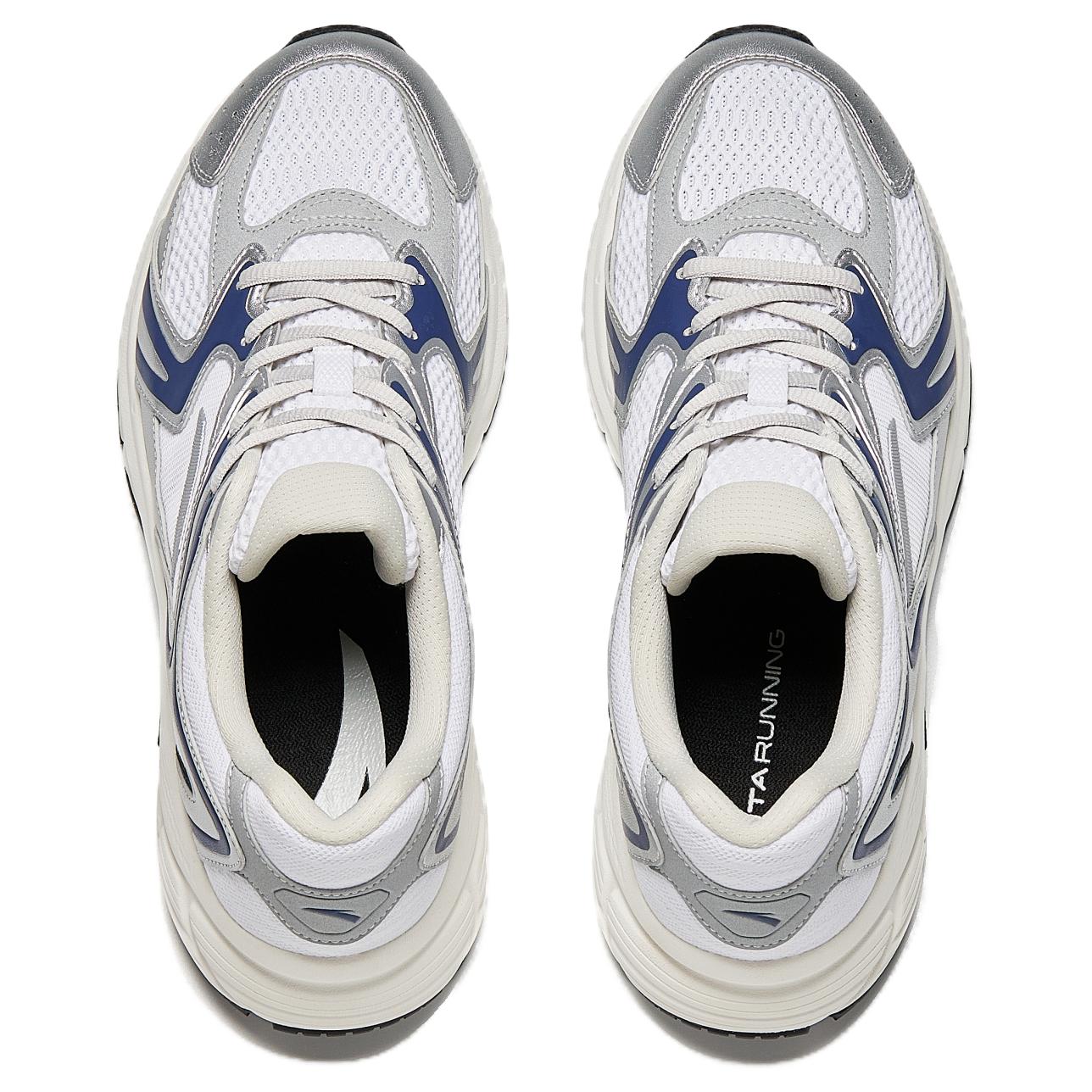 ANTA Running Shoes Men's Low top Pure White, Silver, Dark Nautical Blue купить в интернет-магазине Yoocart с быстрой доставкой по России.