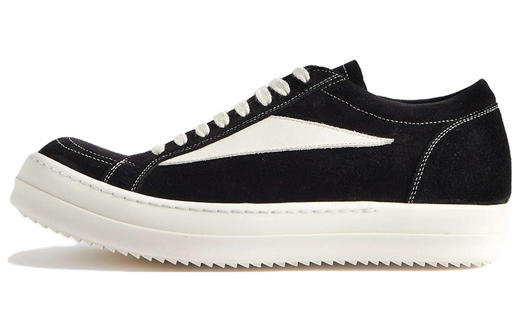 RICK OWENS Strobe Vintage Low Black Suede