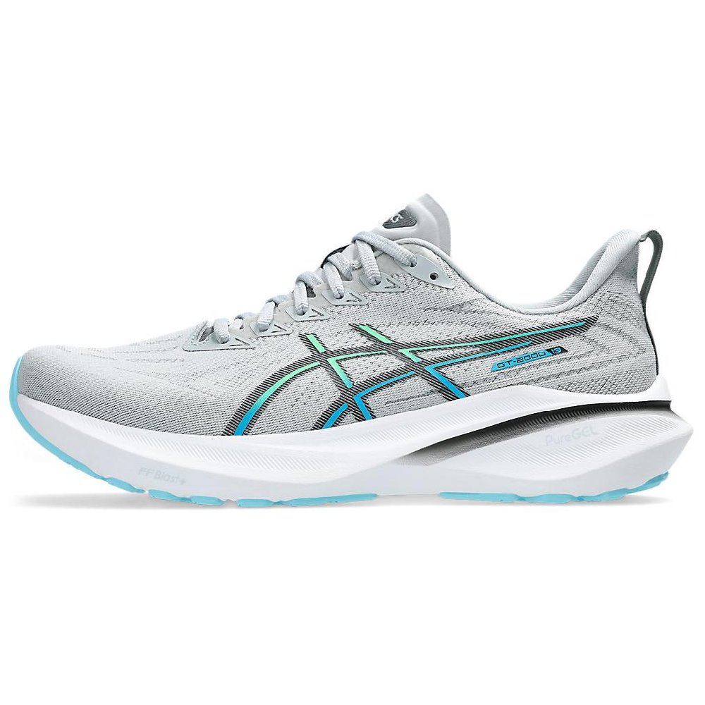 Asics GT 2000 13 Piedmont Grey Black Aqua