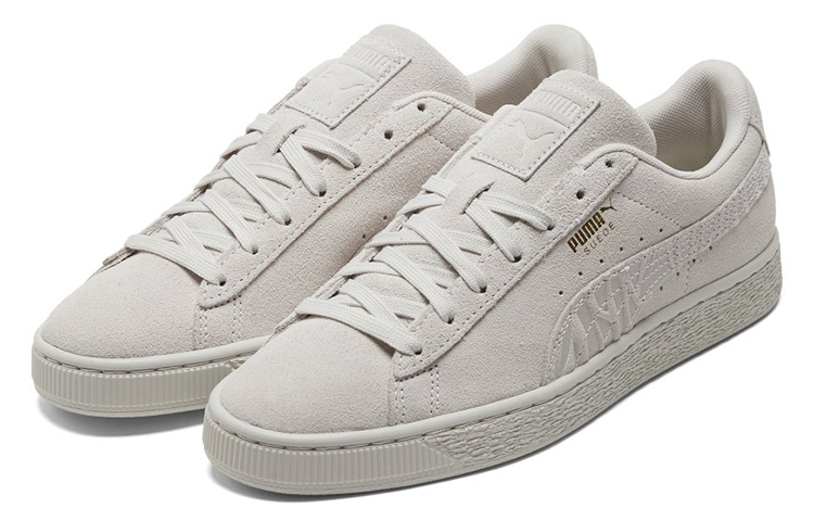 PUMA Suede Mono Deboss Casual Skateboarding Shoes Unisex Gray купить в интернет-магазине Yoocart с быстрой доставкой по России.