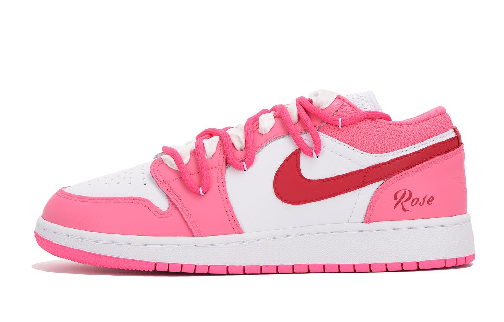 JORDAN Air JORDAN 1 Vintage Basketball Shoes Women's Low-Top White