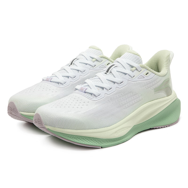361° Magic Carpet Running Shoes Women's Low top 361 Degrees White/Melon Green купить в интернет-магазине Yoocart с быстрой доставкой по России.