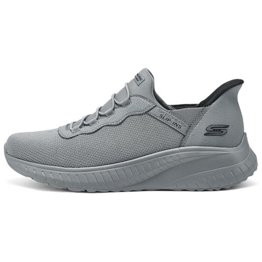 Skechers Bob's Low Top Casual Shoes Men Dark Gray