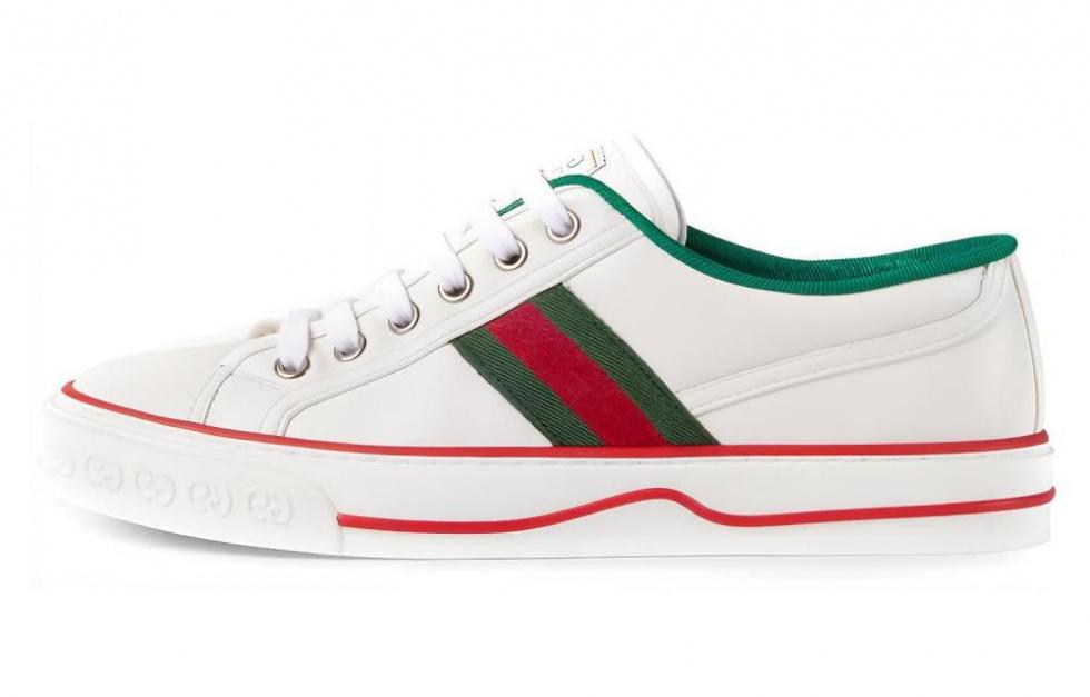 GUCCI Tennis 1977 White Green Red Women's