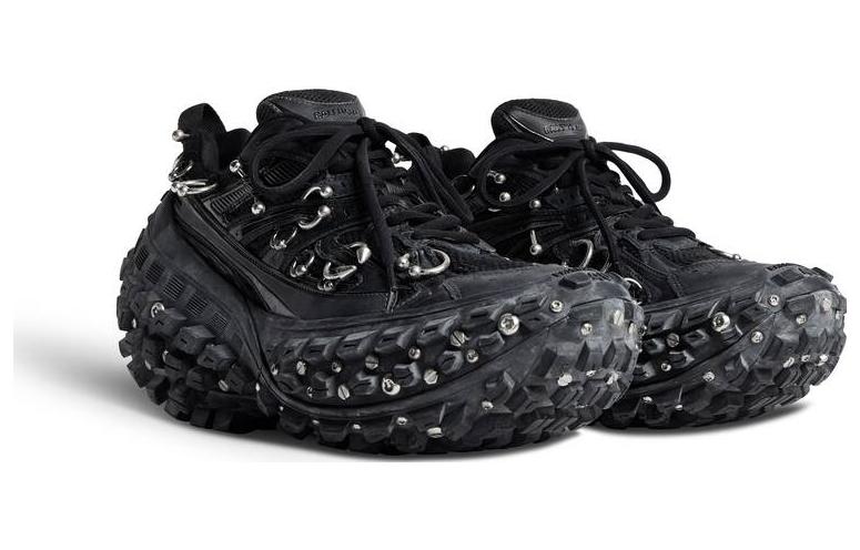 Balenciaga Defender Low top Casual Shoes Women's Black купить в интернет-магазине Yoocart с быстрой доставкой по России.