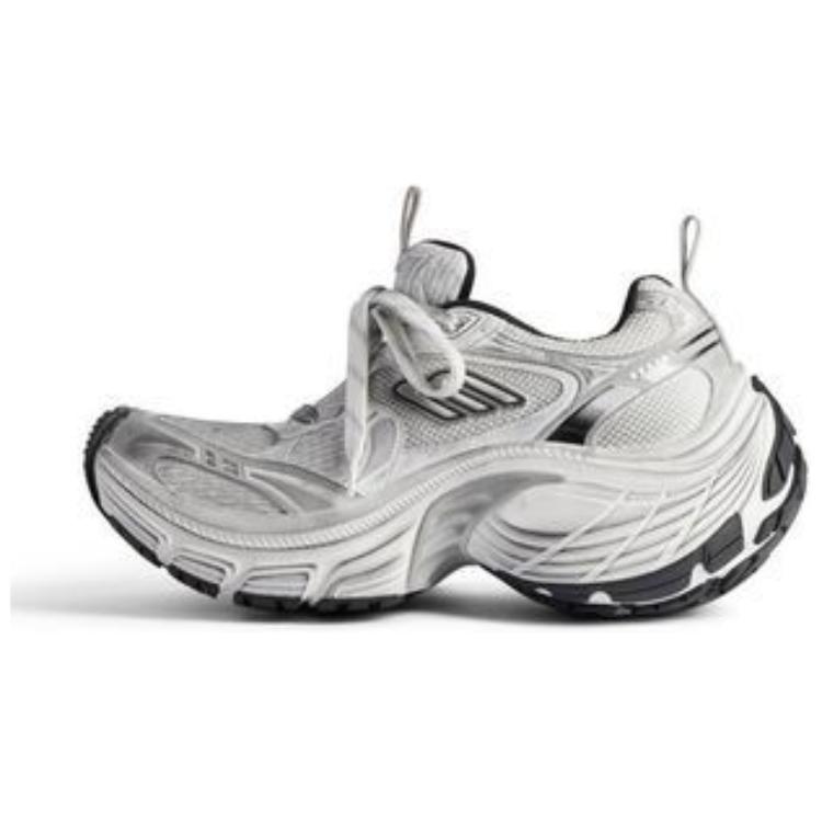 Balenciaga 10XL Height Increasing Low-Top Chunky Sneakers Men's Gray Showpiece