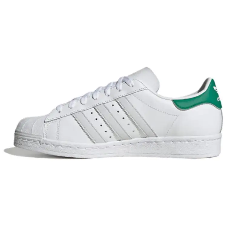 Adidas Originals Superstar 82 Low top Skateboard Shoes Unisex White Green