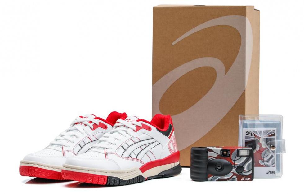 Asics Gel-Spotlyte Vintage Basketball Shoes Unisex Low-Top White/Red