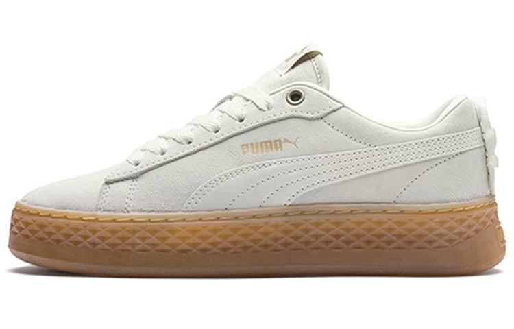 PUMA Smash Platform Frill 'White Gold' Women's