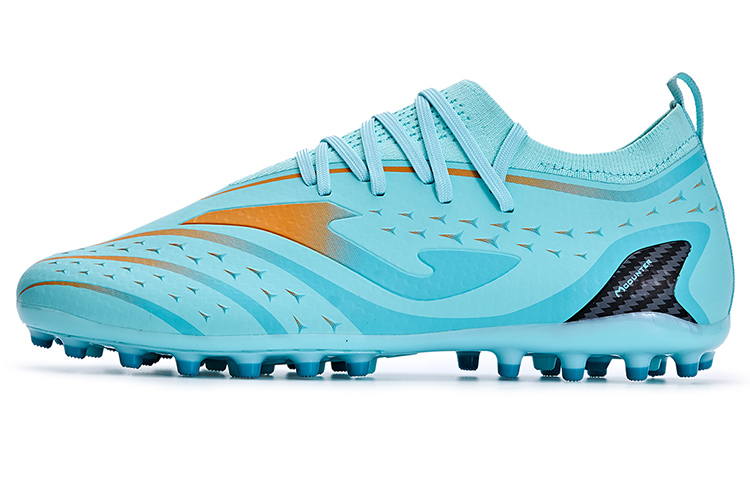 Joma MG Rubber Short Studs Anti Slip Wear Resistant Soccer Shoes Men's Lake Blue