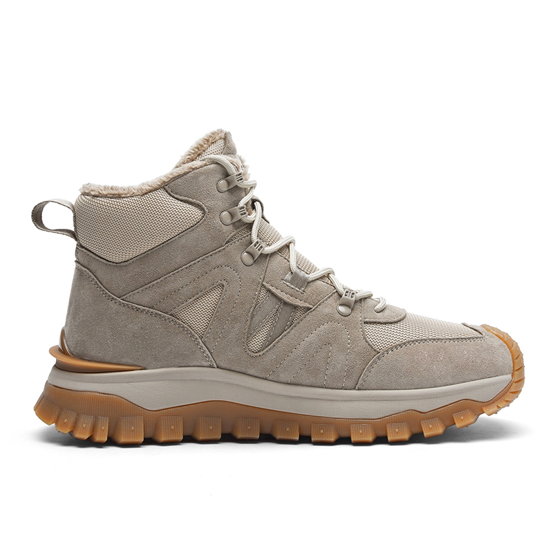 JEEP SPIRIT High Top Outdoor Shoes Men's Natural Deer