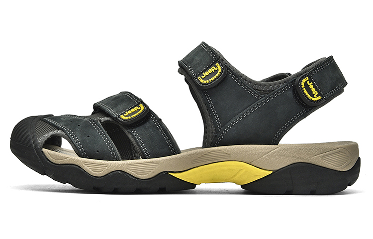 Jeep River Trekking Shoes Men Gray/Camel