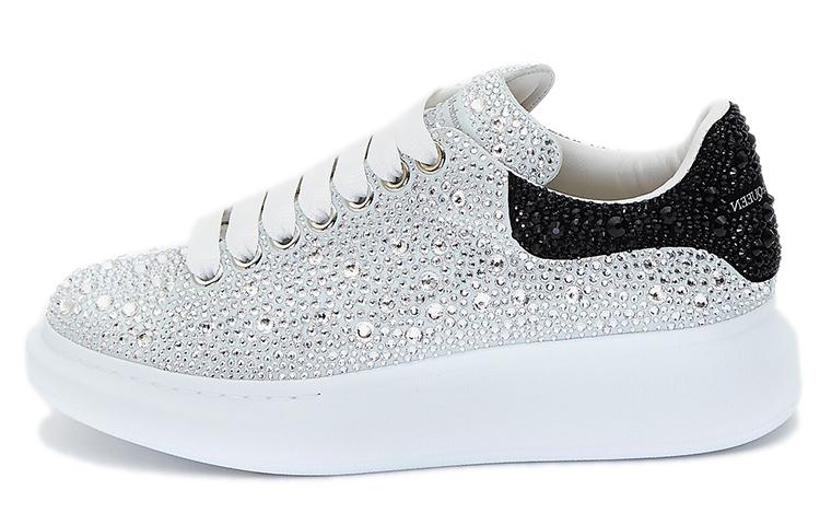 Alexander McQueen Oversized Embellished Lace Up Sneakers Women's