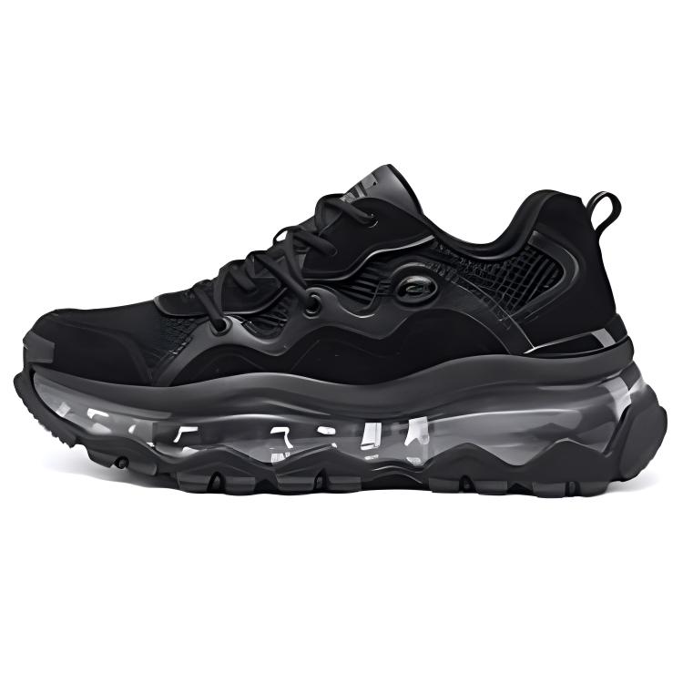 Skechers Street Blo Wear-Resistant Low-Top Chunky Sneakers Women's Black