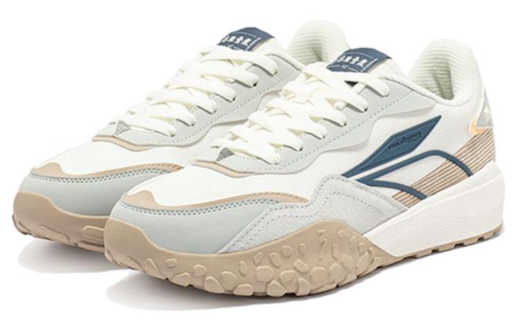 361° Shortbread Anti Slip Wear Resistant Low Top Casual Shoes Men's Feather White