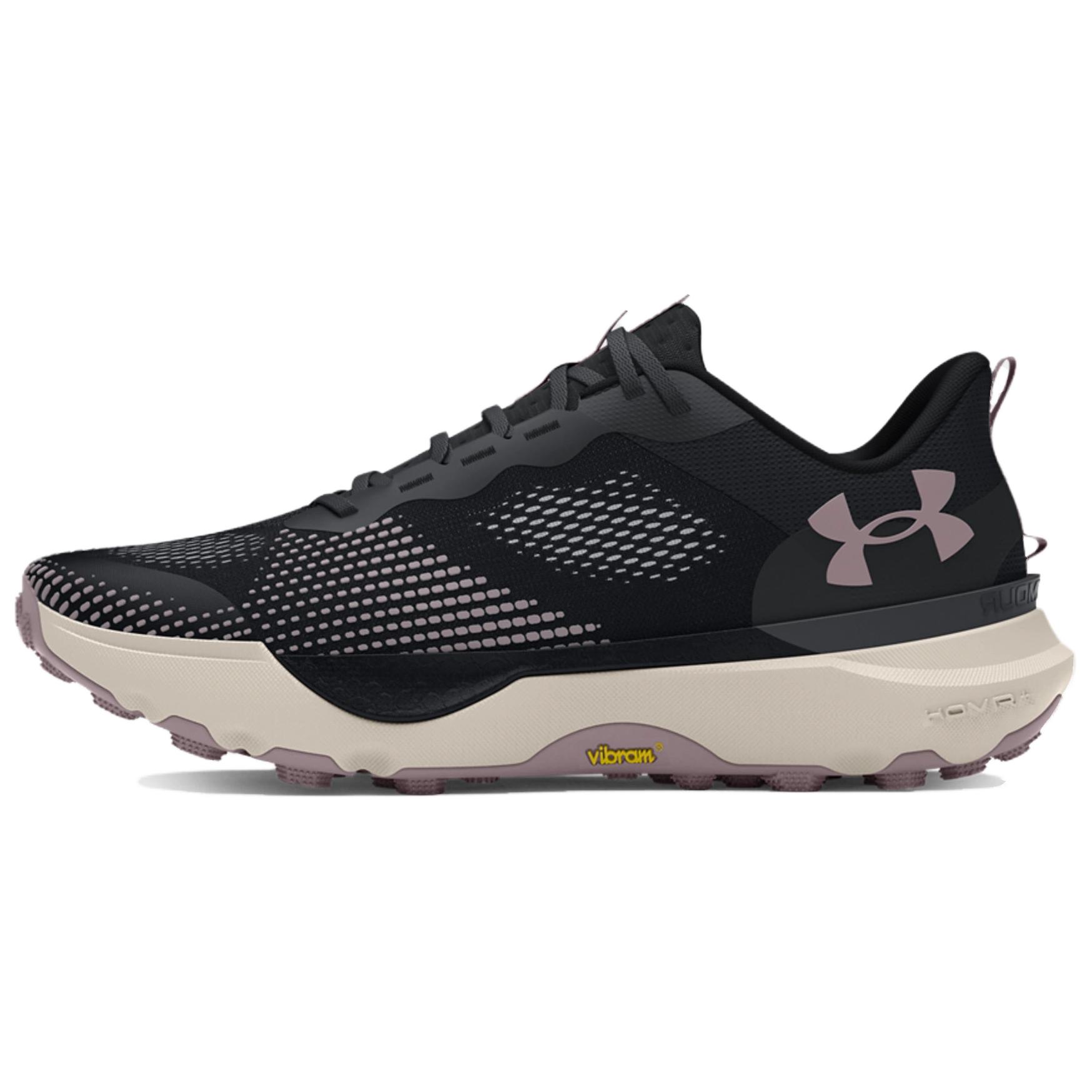 Under Armour Slip-Resistant Low-Top Casual Running Shoes Unisex Black