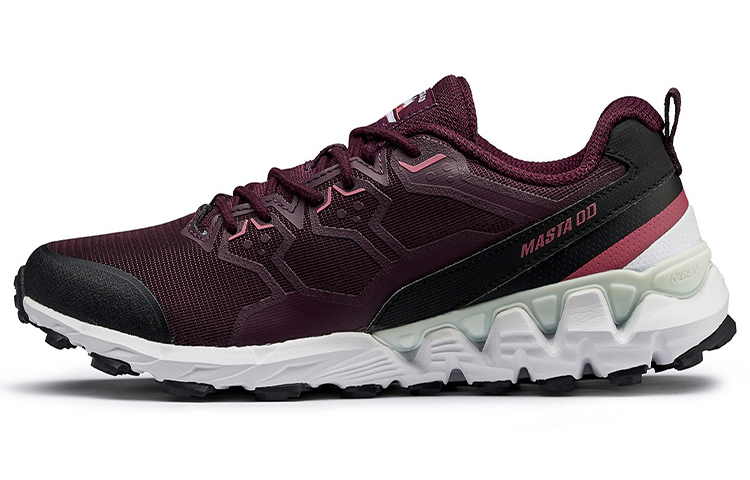 361° Abrasion Resistant Shock Absorbers Low Top Running Shoes Women's Red White