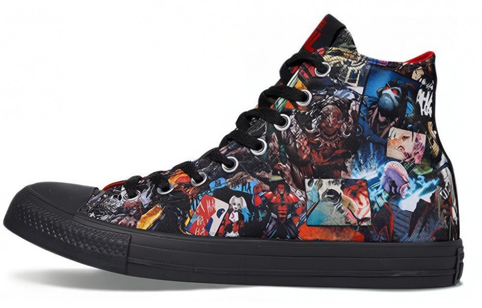 DC COMICS x Converse Chuck Taylor All Star High Top Canvas Shoes Unisex Black