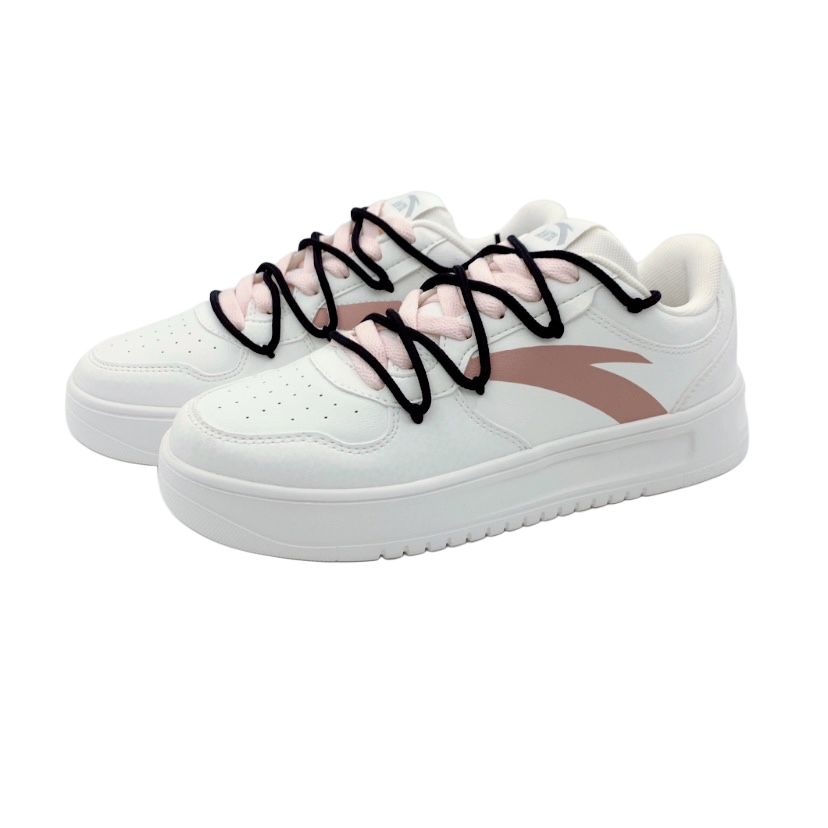 Anta Wear-resistant And Lightweight Low-Top Skateboard Shoes Women's White Pink купить в интернет-магазине Yoocart с быстрой доставкой по России.