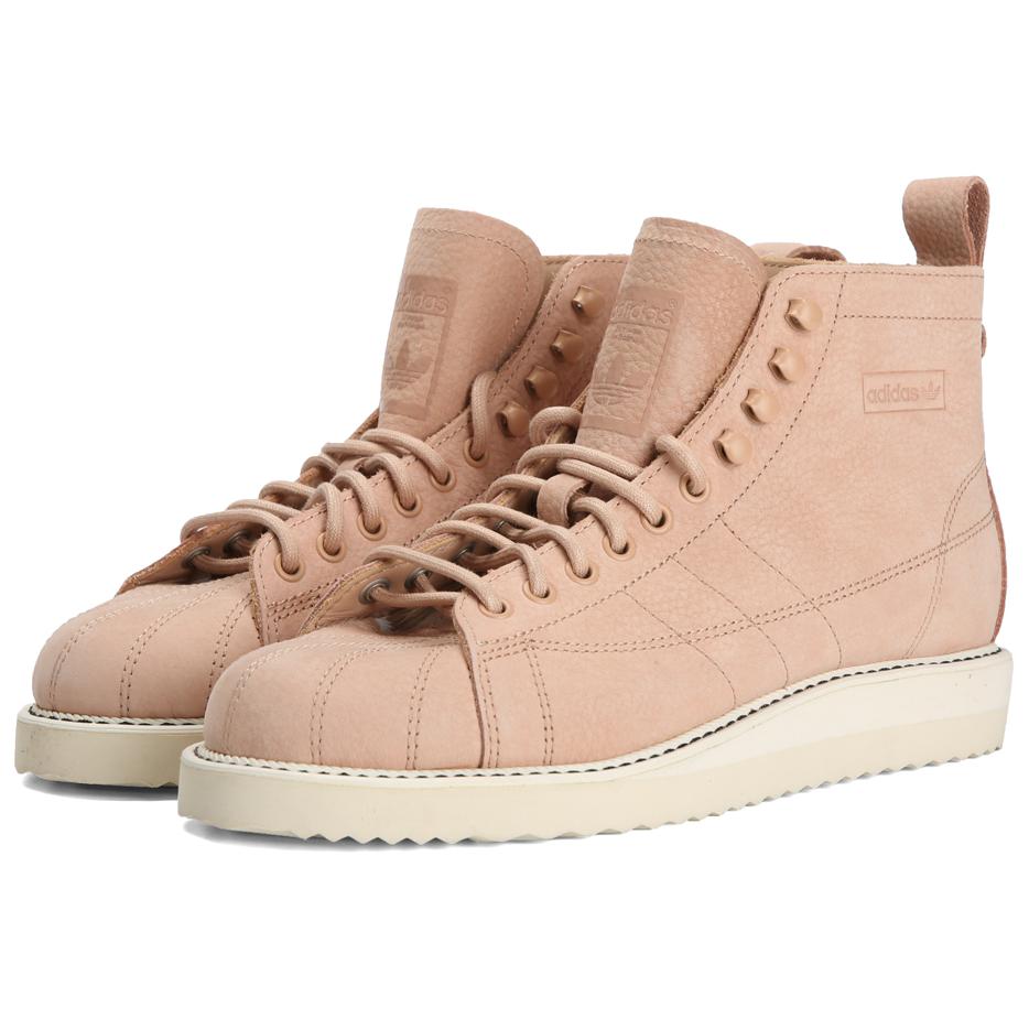 Adidas Originals SUPERSTAR Anti-Slip Wear-Resistant High-Top Skateboard Shoes Women's Pink