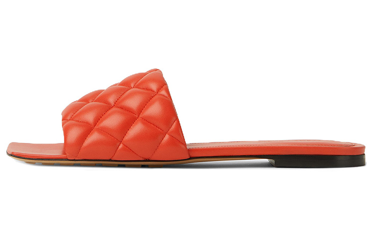 Bottega Veneta Padded Slide Slippers Women's Red