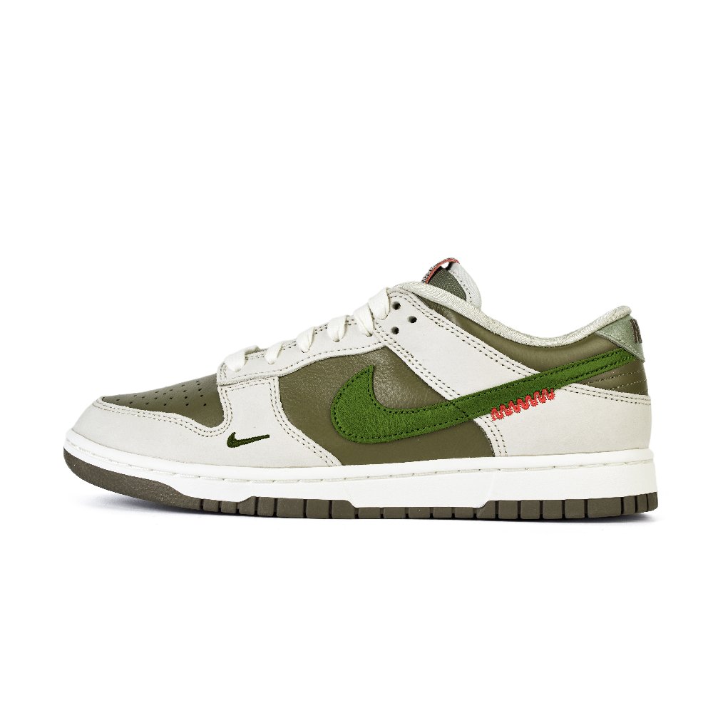 Nike Dunk Anti-Slip Wear-Resistant Low-Top Skateboard Shoes Unisex White Green