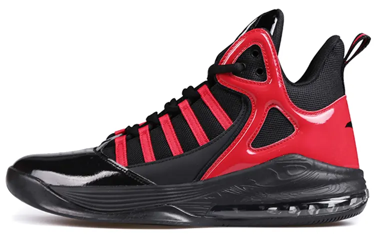 Anta Basketball Collection Mid top Vintage Basketball Shoes Men's Black Red