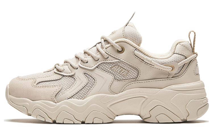 Anta Abrasion Resistant Low top Casual Shoes Women's Chalk