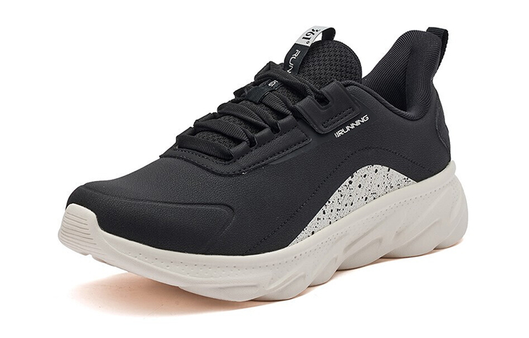 361° Cushioning Anti-Slip And Wear-Resistant Low-Top Running Shoes Men's Obsidian Black