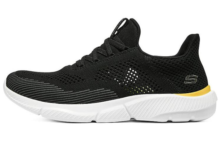 Skechers Ingram Low Top Casual Shoes Men's Black Yellow