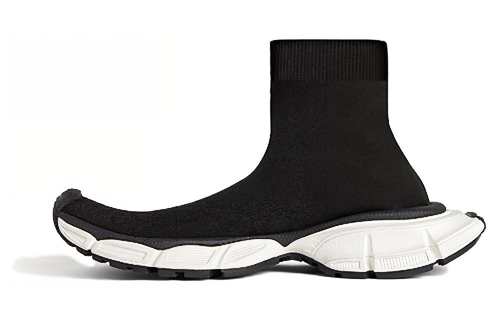 Balenciaga 3XL Sock Sneakers 'Black Recycled Knit' Women's