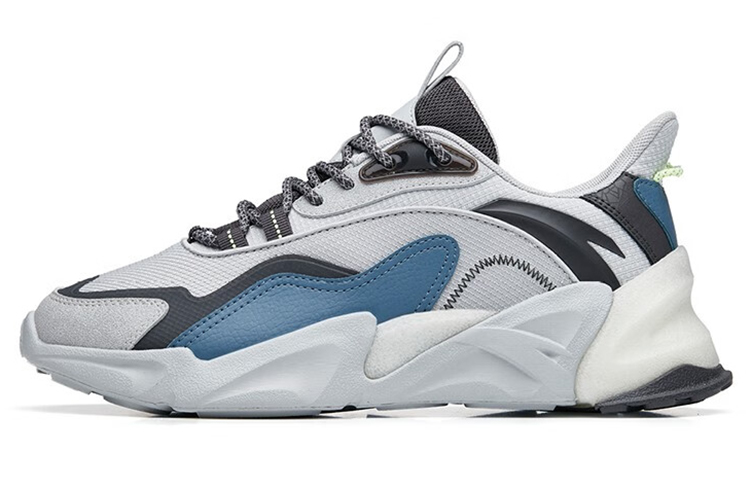 Anta Cushioning Anti-Slip And Wear-Resistant Low-Top Casual Shoes Men's Gray