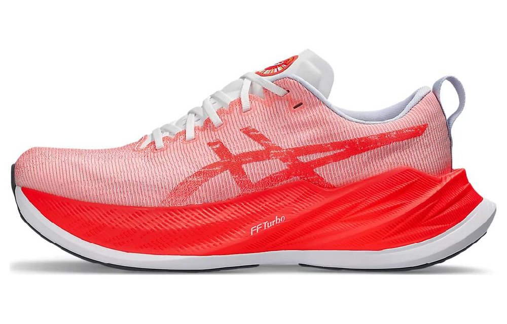 Asics Superblast White Sunrise Red