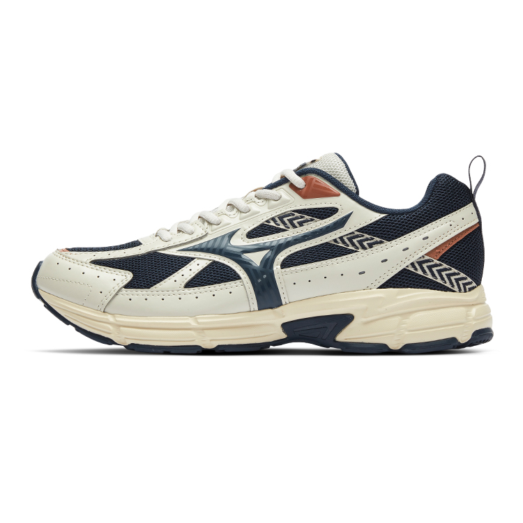 Mizuno Speed Cushioning Anti-Slip Wear-Resistant Breathability Low-Top Running Shoes Unisex Beige Blue