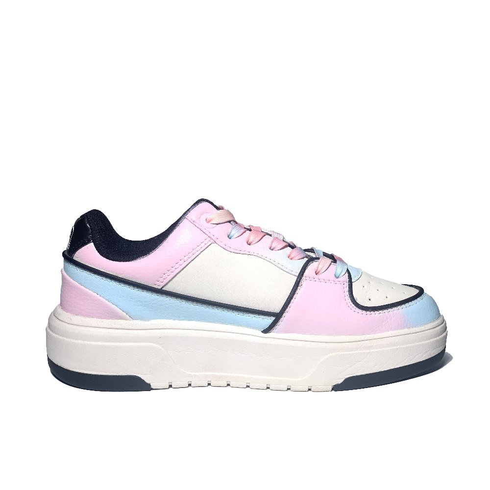 MLB Chunky Liner Impact Resistance Low Top Skateboard Shoes Unisex White